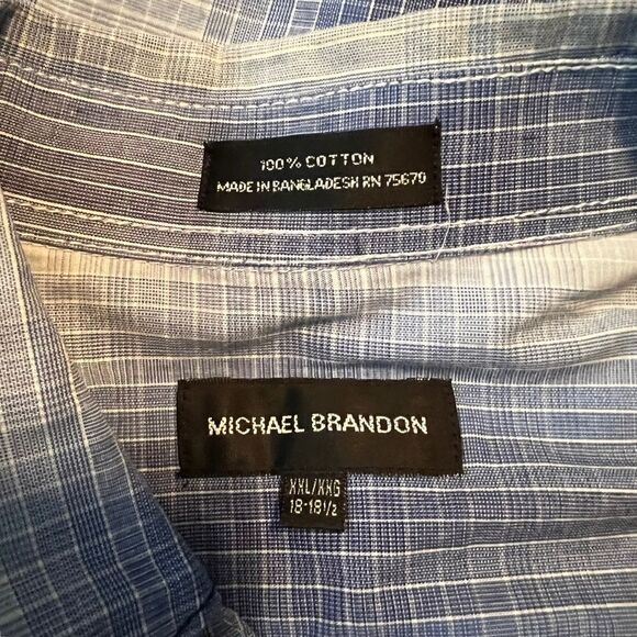 3 for $30! Michael Brandon snap button western shirt. Size xxlarge - Picture 4 of 7